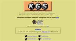 Desktop Screenshot of gokgs.com